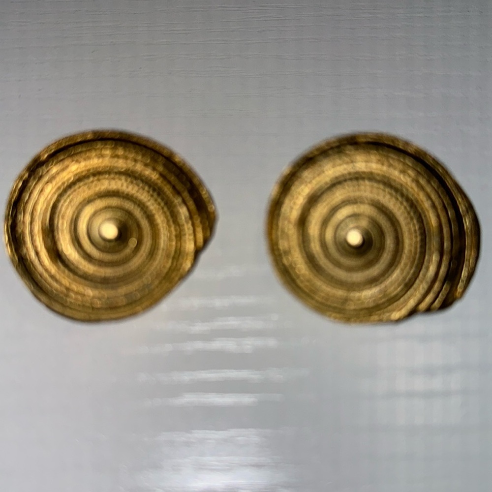 Sea shell clip earrings